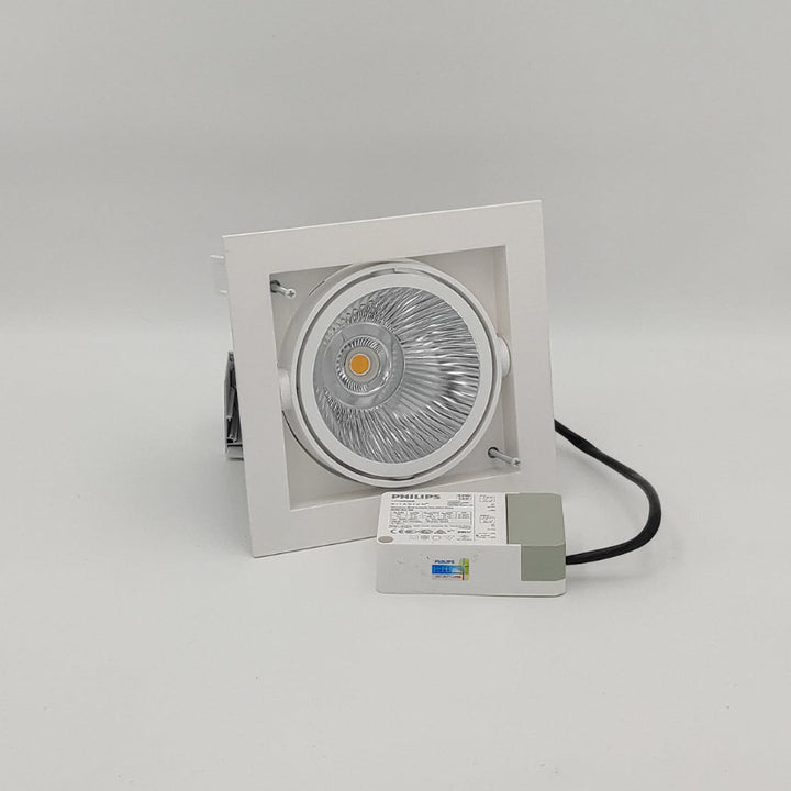 Quadratischer Einbaustrahler Manchester, Artikel 650010, die Lichtmacher.