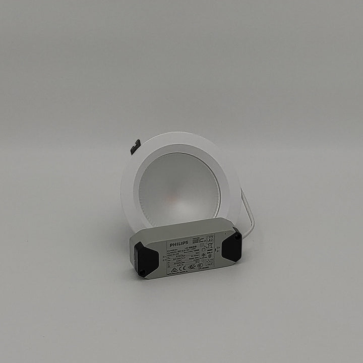 LED recessed downlight "Soi S", 12W, 3000K, white incl. transformer