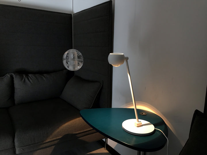 LED table lamp "Lens", 9W, white, 2700K, IP20