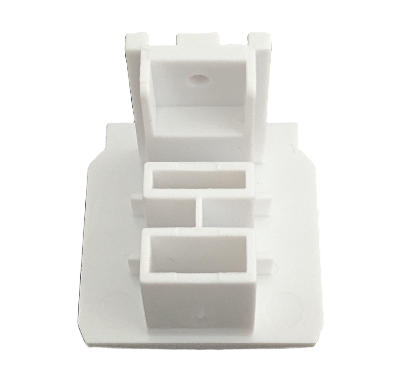 3 Phasen Endstück von oben für Lampen Schienensystem 3 Phasen, weiß, Artikelnummer 920316, die Lichtmacher.