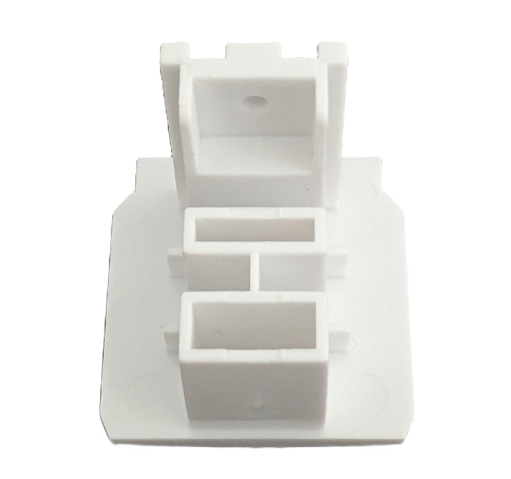 3 Phasen Endstück von oben für Lampen Schienensystem 3 Phasen, weiß, Artikelnummer 920316, die Lichtmacher.