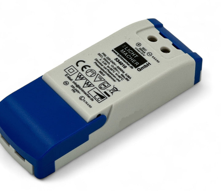 Elektro Zubehör von den Lichtmachern. Artikelnr. 534010, Netzteil LED Trafo Treiber.
