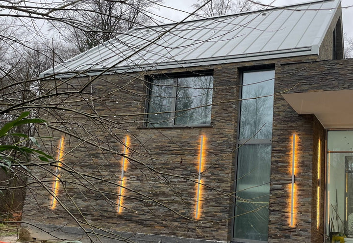 LED wall light "Sword", 2*15W, IP54, DIM, 1800mm, anthracite, RAL 7016