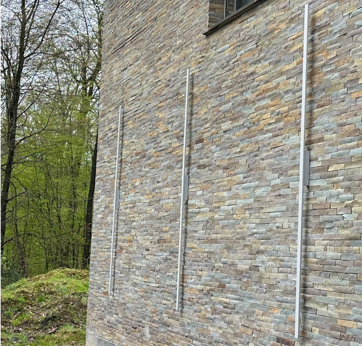 LED wall light "Sword", 2*15W, IP54, DIM, 1800mm, anthracite, RAL 7016