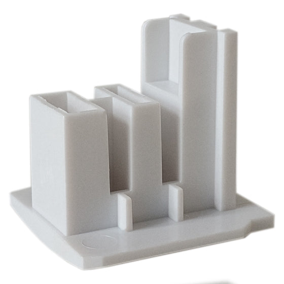 3 Phasen Endkappe für 3 Phasen Schienensystem, weiß, Art.-Nr. 920316, die Lichtmacher.