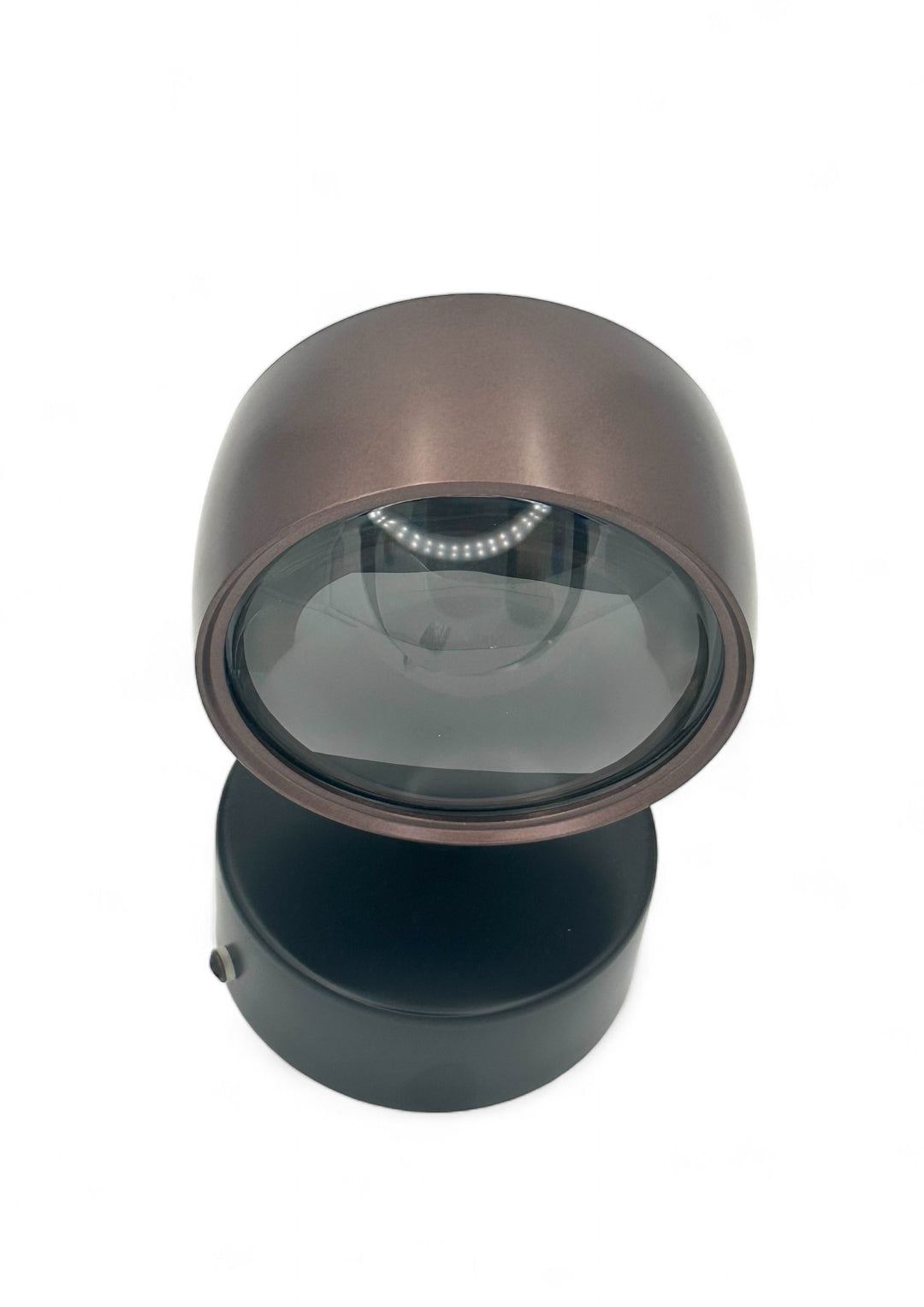 LED wall light 2*5W, 2700K, glass lens UP/Down, matt gold