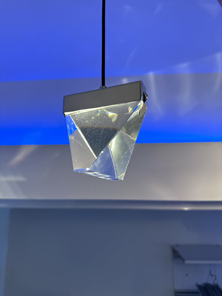 LED pendant light "Crystal" 6W, 2700K, crystal glass