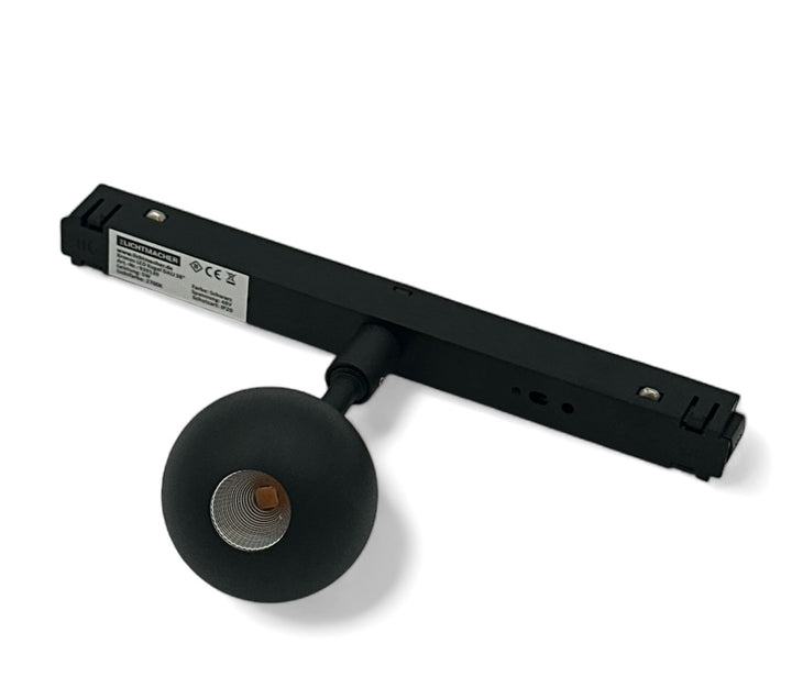LED magnetic track spotlight "Kronos Kugel" 6W, 2700K, IP20, DALI