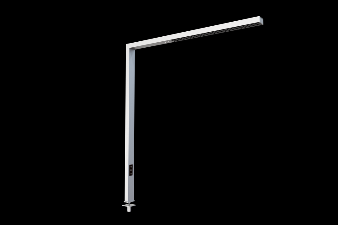 LED workstation light Cheffe-Table 80W, DIM-PIR-CCT, Black or White