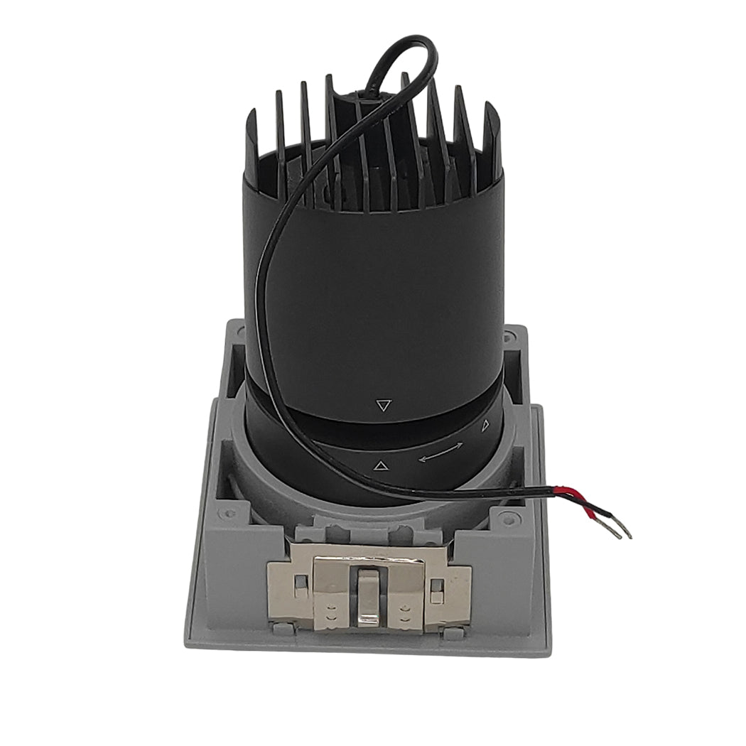 LED recessed spotlight "Linares I", 12W, silver or white incl. transformer