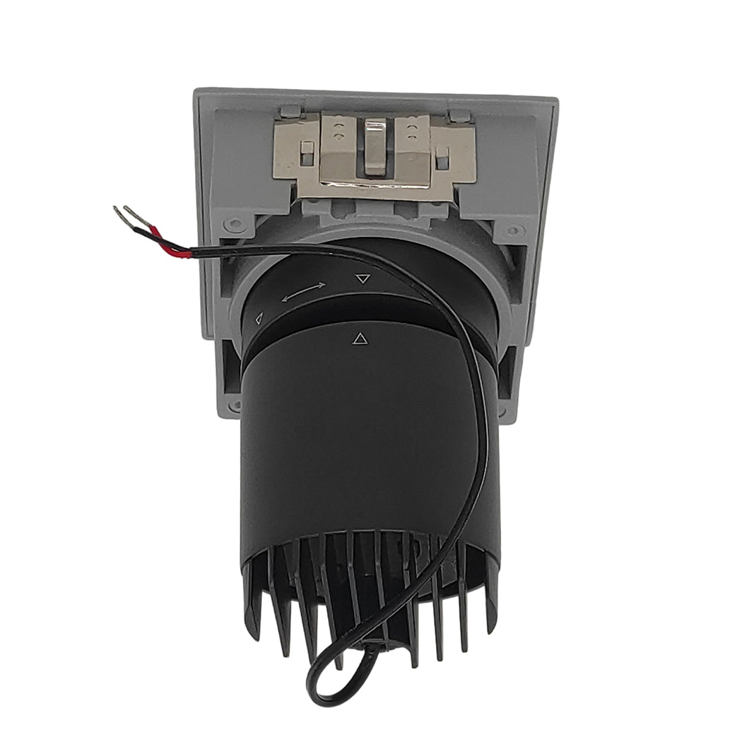 LED recessed spotlight "Linares I", 12W, silver or white incl. transformer