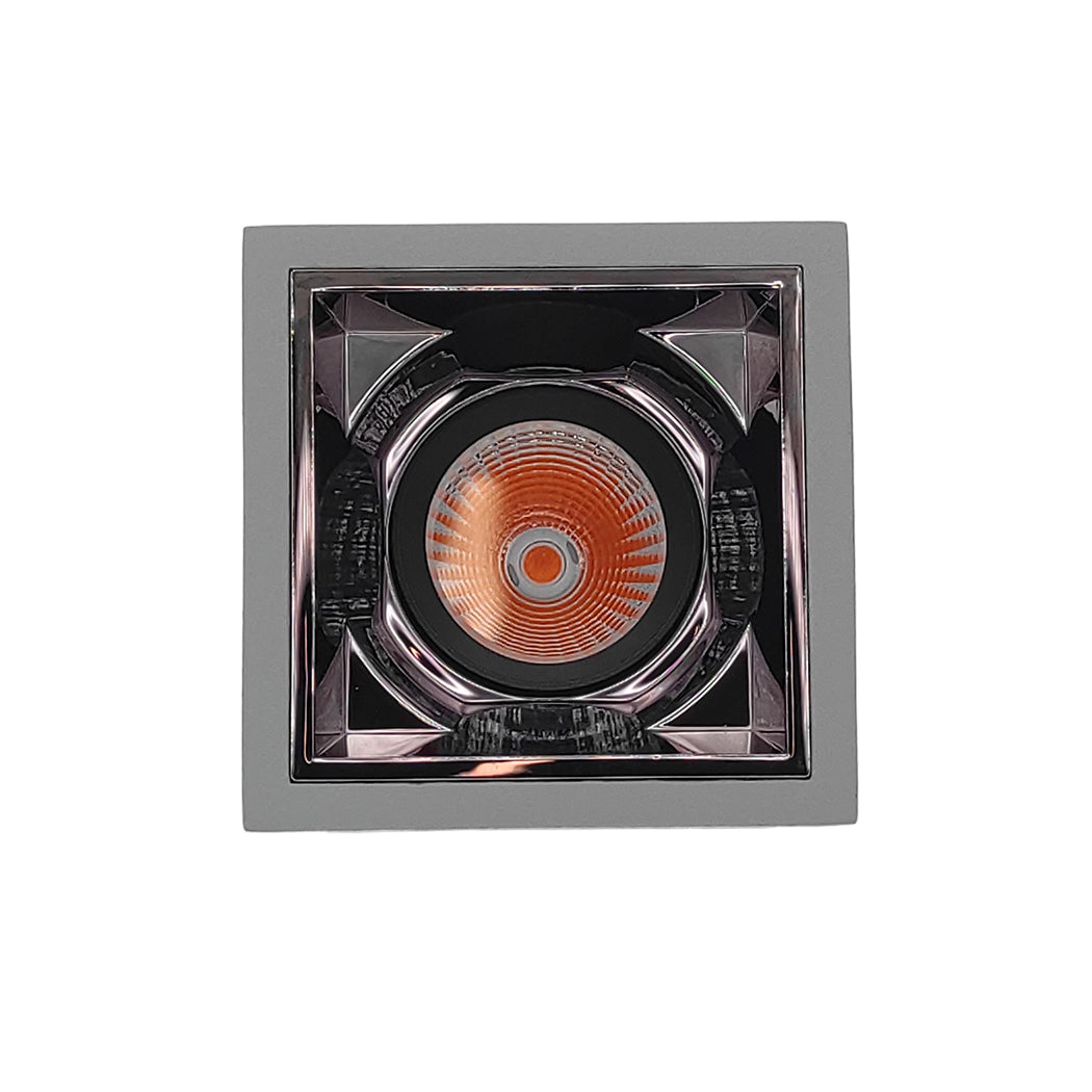 LED recessed spotlight "Linares I", 12W, silver or white incl. transformer