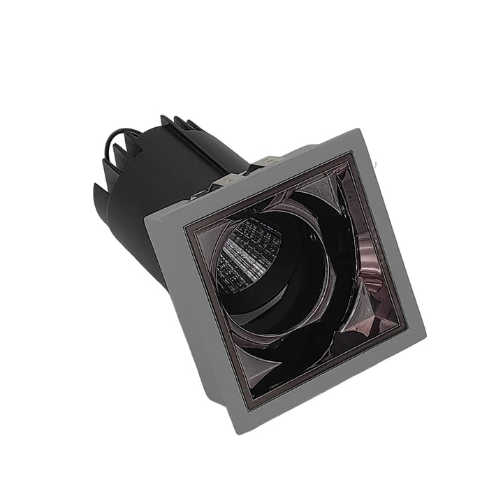 LED recessed spotlight "Linares I", 12W, silver or white incl. transformer