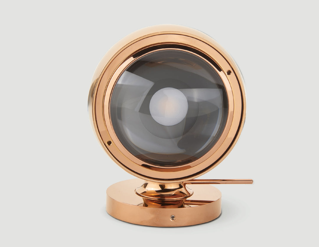 LED wall light 12W (2*6), 2700K, rose gold, rotatable, TRIAC