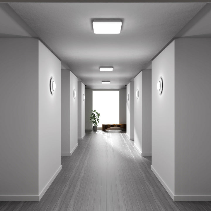 Quadratische Deckenaufbauleuchte, Artikel 546082, die Lichtmacher.