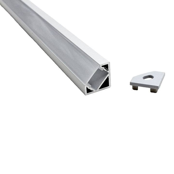 LED aluminum profile rail construction "Skien" 45°