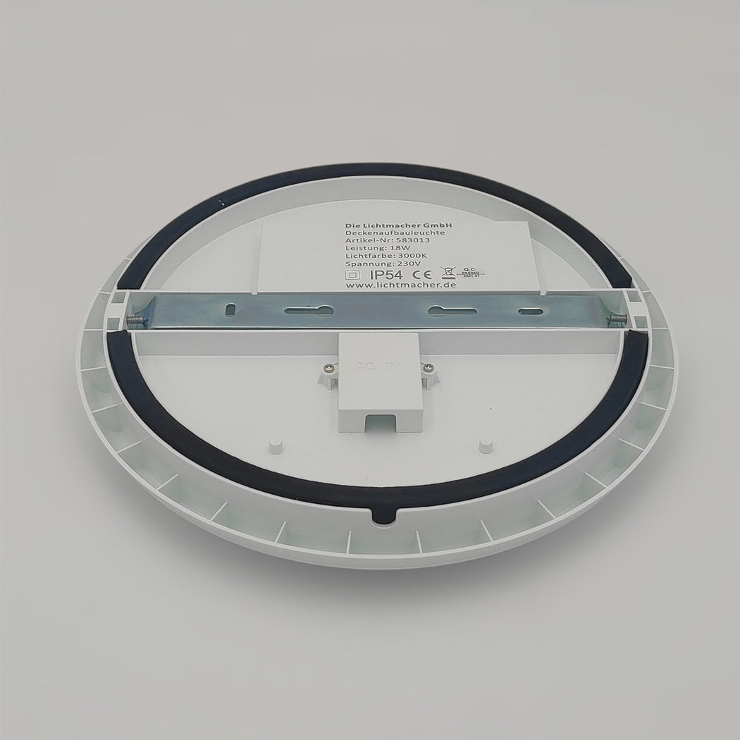 LED ceiling light "Corby", 18W, 3000K, white