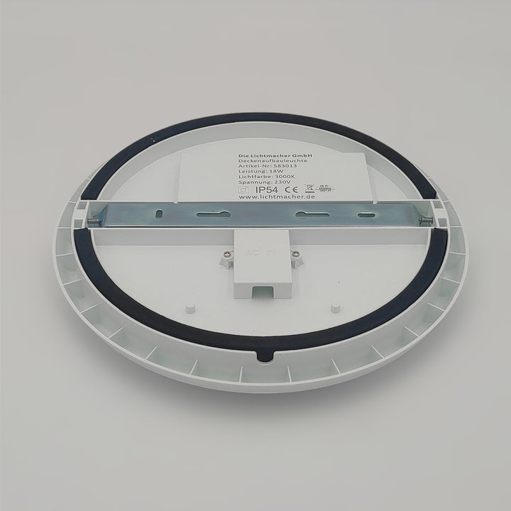 LED ceiling light "Corby", 18W, 3000K, white