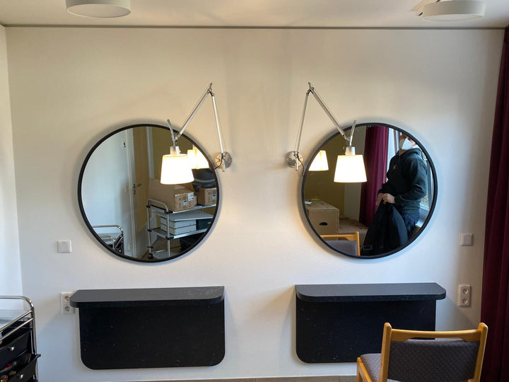 LED wall light Windsor, E27, anodized aluminum.