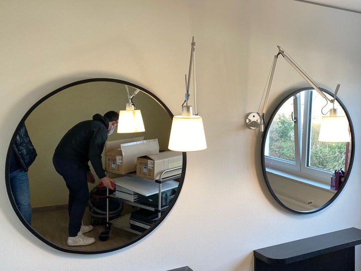 LED wall light Windsor, E27, anodized aluminum.