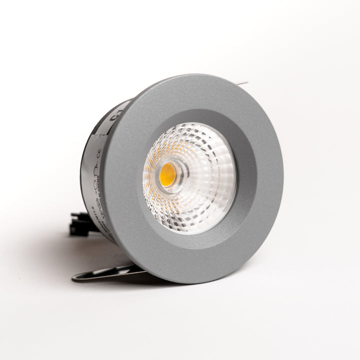 LED recessed spotlight "C1", 8W, silver