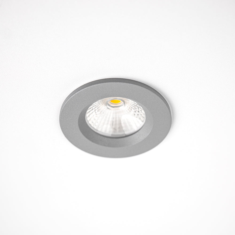 LED recessed spotlight "C1", 8W, silver