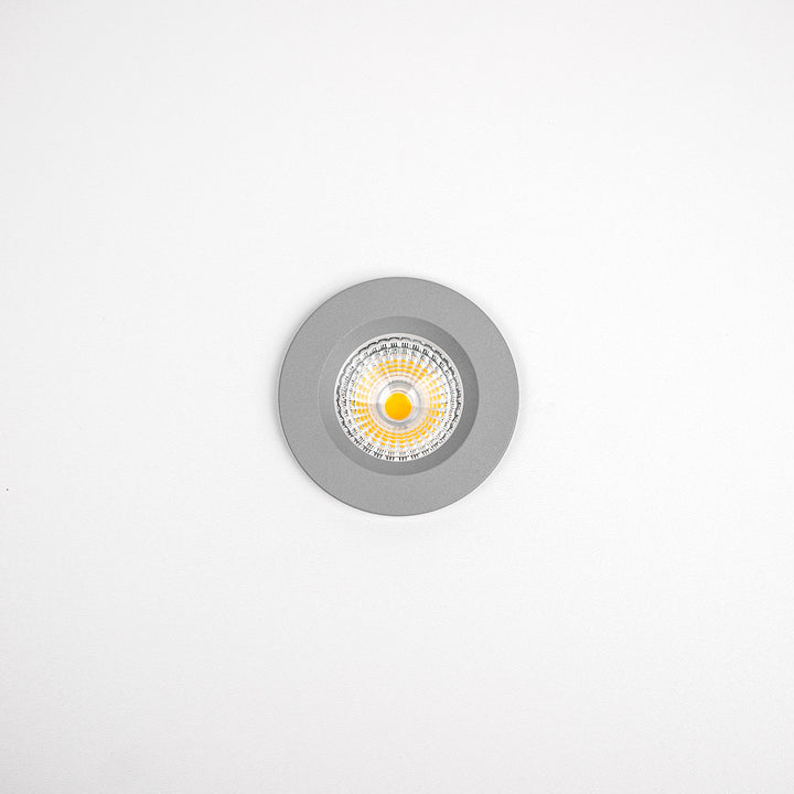 LED recessed spotlight "C1", 8W, silver