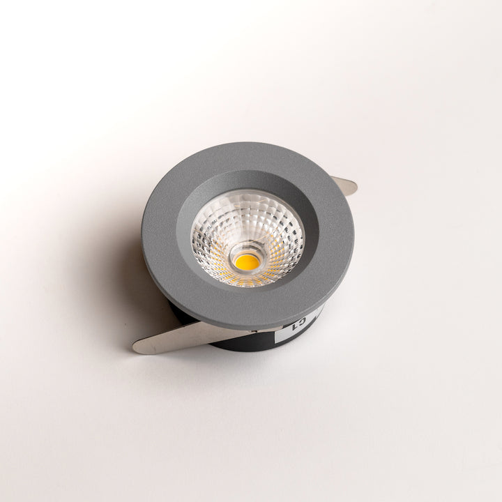 LED recessed spotlight "C1", 8W, silver