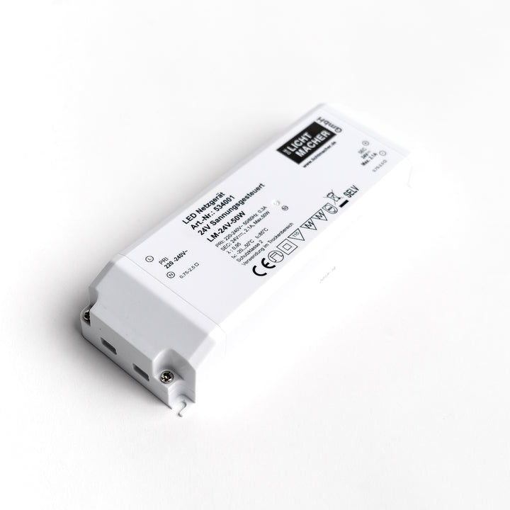 LED power supply 24V DC, 50W, IP20