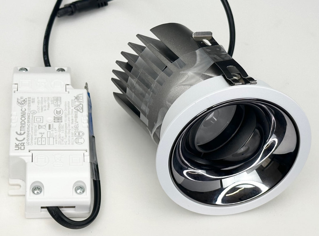 LED recessed spotlight round with frame "Core", 15W, 2700K, CRI&gt;90, IP20
