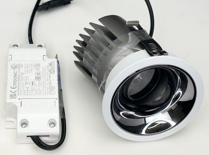 LED recessed spotlight round with frame "Core", 15W, 2700K, CRI&gt;90, IP20