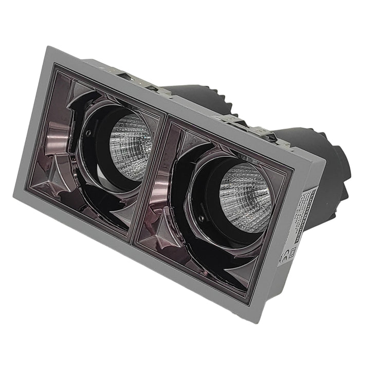 LED Einbaustrahler "Linares II", 24W, Silber inkl. Trafo