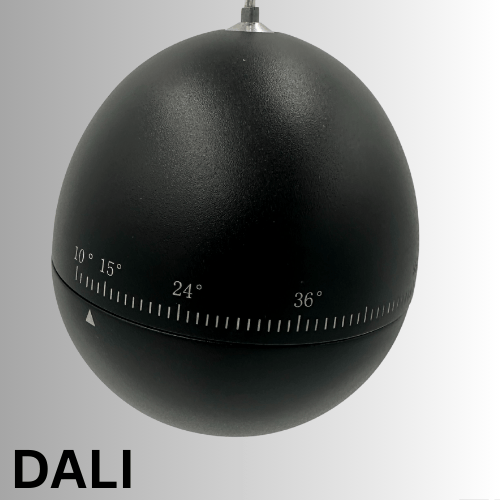 LED magnetic track pendant light 12W, 2700-6000K, 15-55°, DALI, black