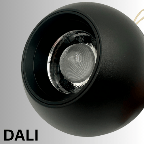 LED magnetic track pendant light 12W, 2700-6000K, 15-55°, DALI, black