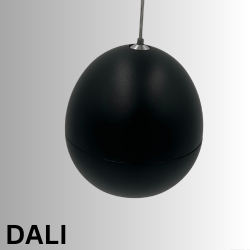 LED magnetic track pendant light 12W, 2700-6000K, 15-55°, DALI, black