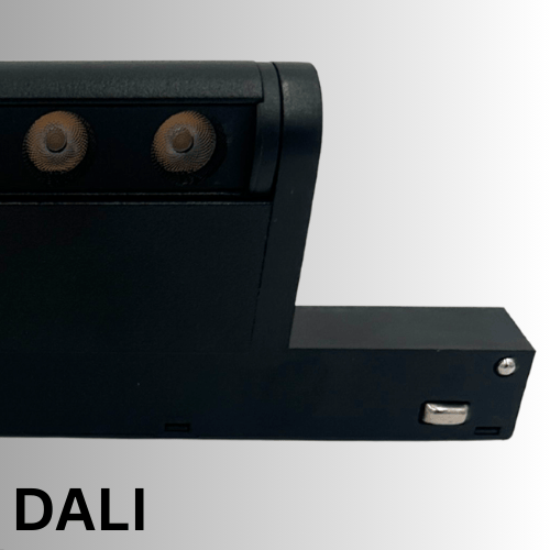 LED magnetic rail line light 6W, 2700K-6000K, DALI, black