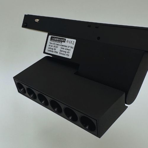 Magneto Strahler 6*1 Watt schwenkbar, 2700K-6000K, DALI, schwarz+weiss