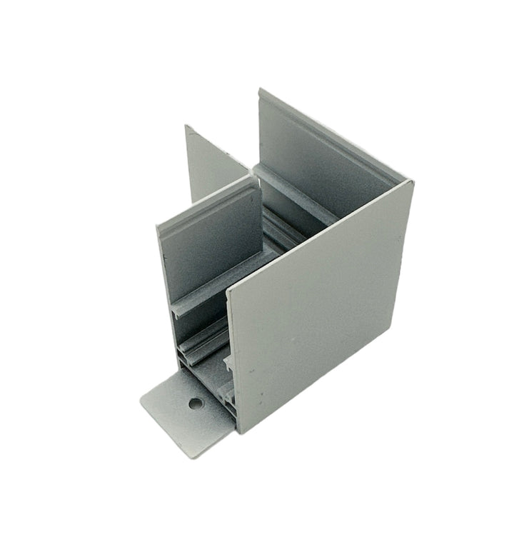 48V magnetic rail "Magneto" surface-mounted connector 90° me., high, hor. or vrt., black or white