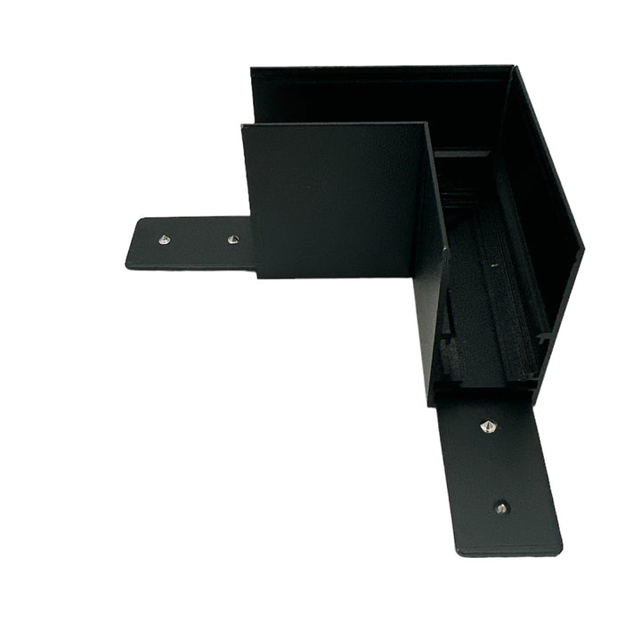 48V magnetic rail "Magneto" surface-mounted connector 90° me., high, hor. or vrt., black or white