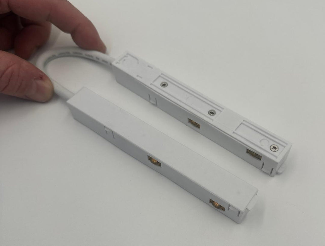 48V magnetic rail "Magneto" flexible power connector, black or white