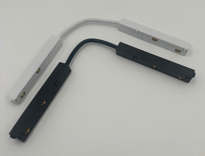 48V magnetic rail "Magneto" flexible power connector, black or white