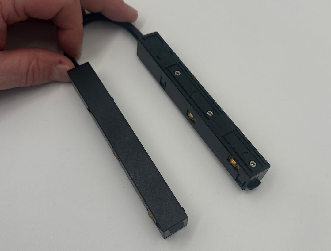 48V magnetic rail "Magneto" flexible power connector, black or white