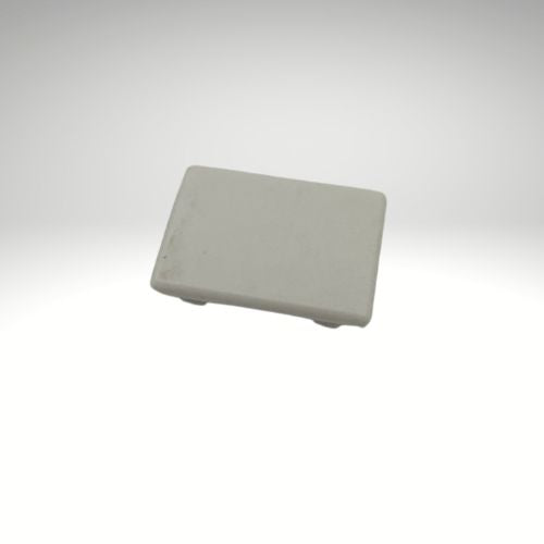 48V magnetic rail "Magneto" end cap, flat construction, black or white