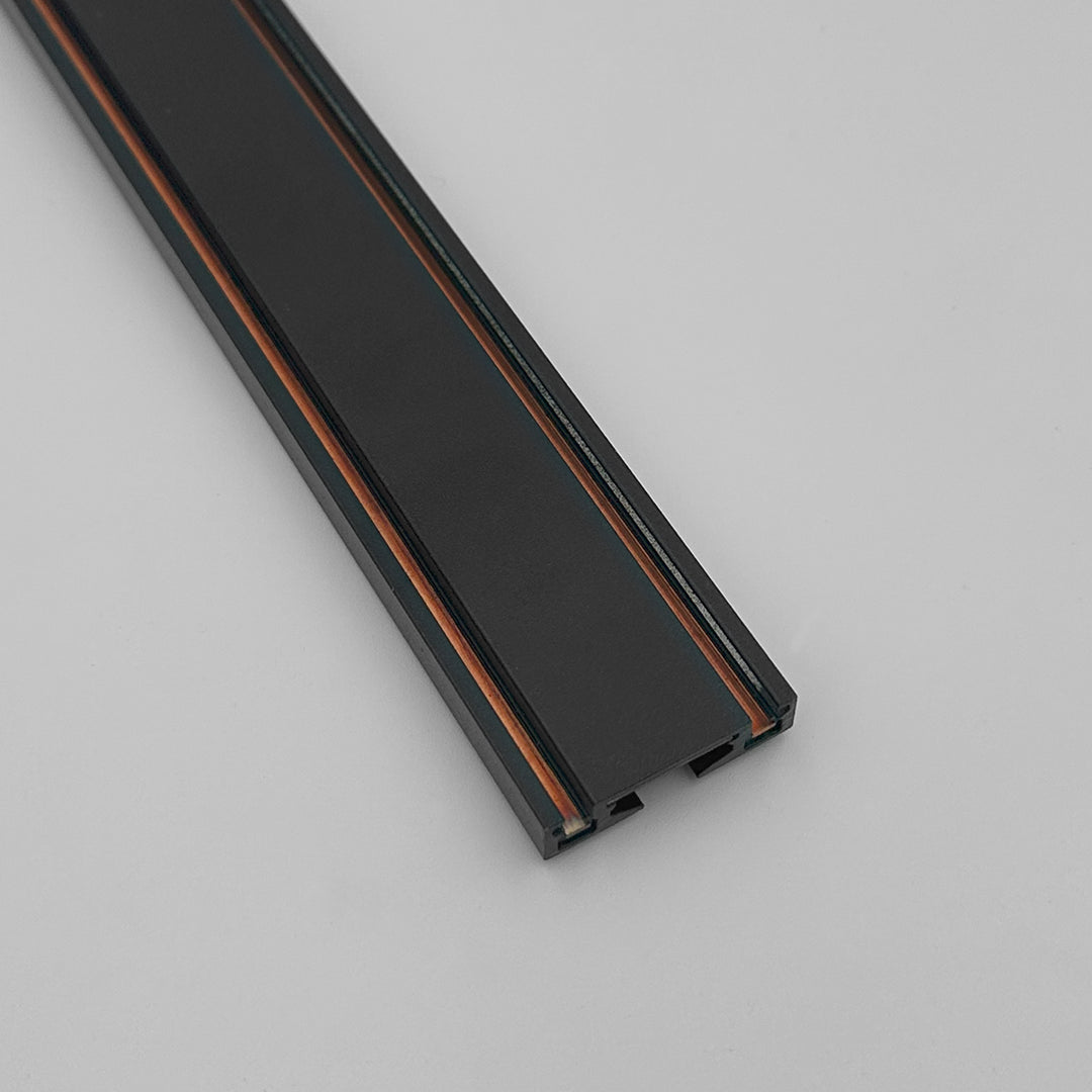 48V Schiene "Slim" 2 Meter, Schwarz