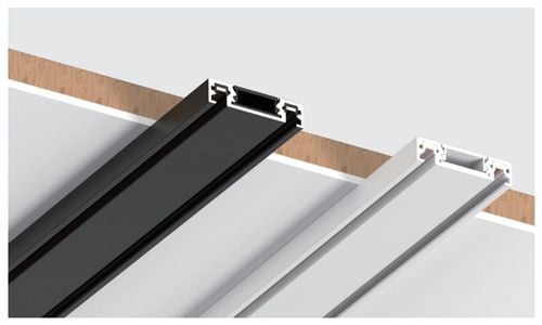 48V rail "Slim" 2 meters, black