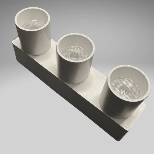 LED magnetic rail Tuya spotlight 3*2W, 2700K-6000K, 24°, fixed, white