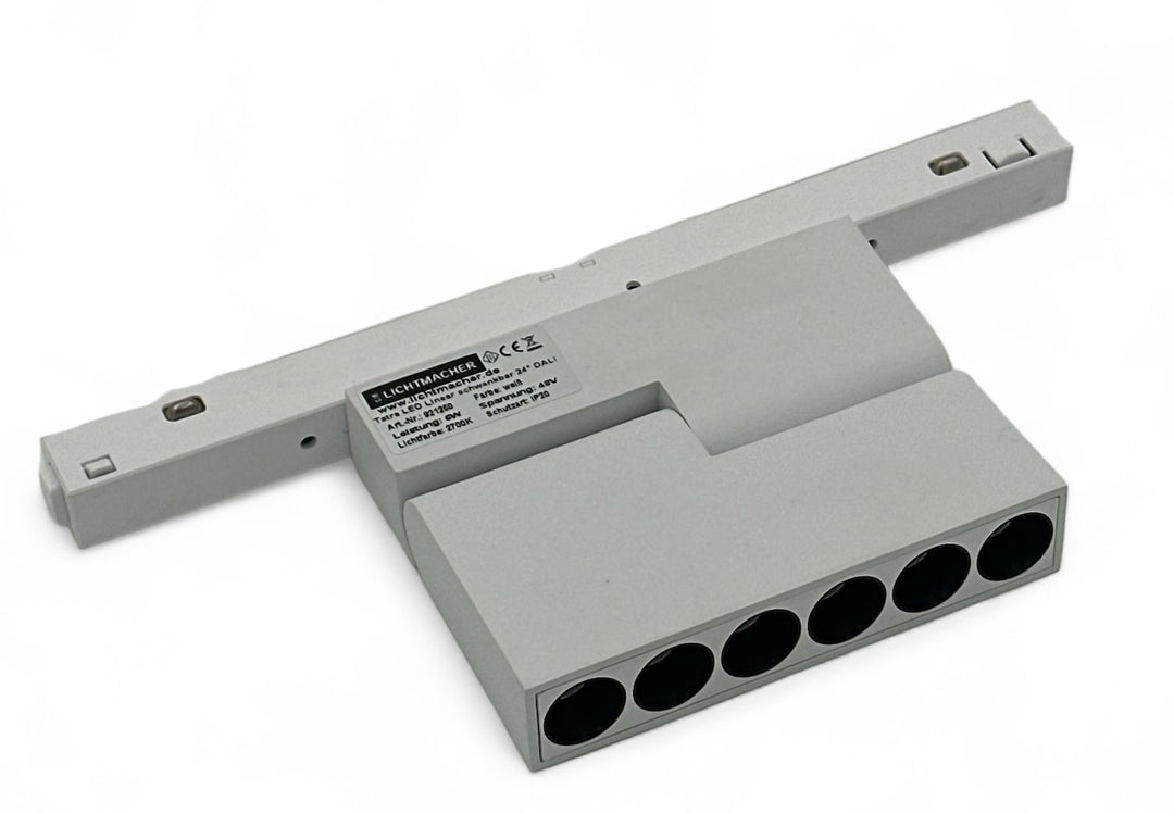 Magneto Strahler 6*1 Watt schwenkbar, 2700K-6000K, DALI, schwarz+weiss