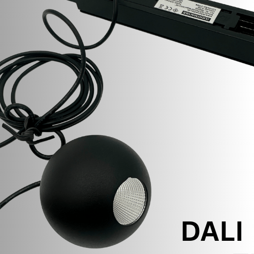 LED magnetic track spotlight "Kronos pendulum ball" 4.5W, 2700K, IP20, DALI 