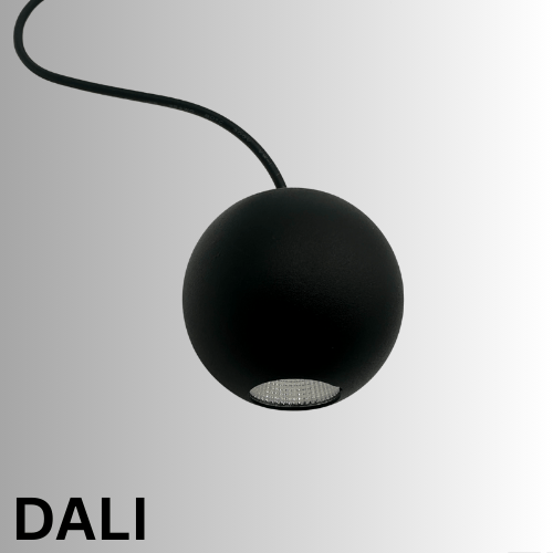 LED magnetic track spotlight "Kronos pendulum ball" 4.5W, 2700K, IP20, DALI 
