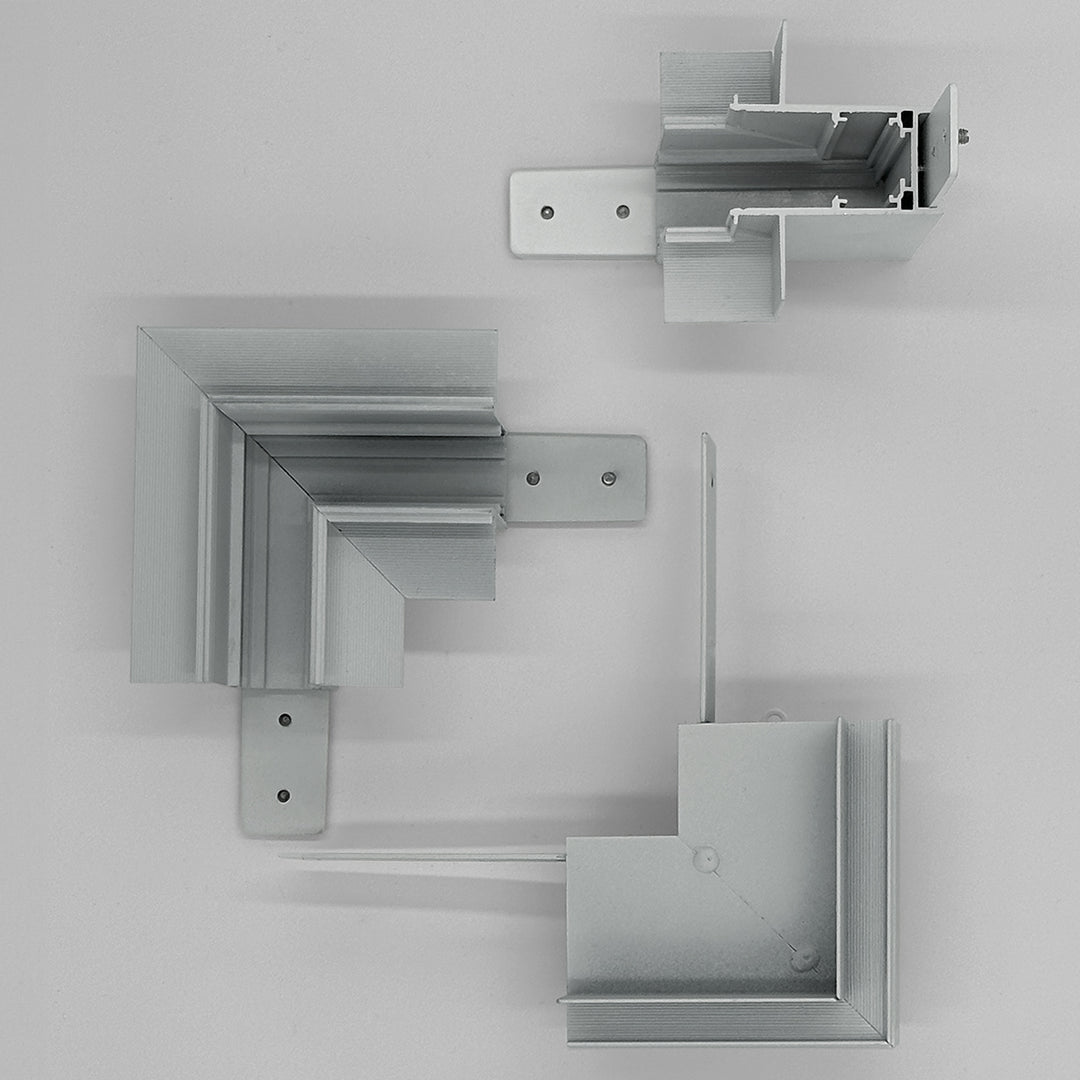 48V gastric splint "Magneto" built-in connector 90° me., Hor. or Vert., black or white